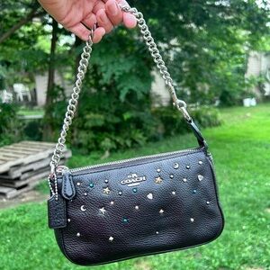 Coach Leather Large Wristlet